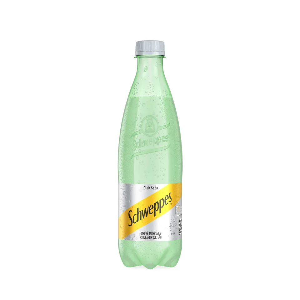 Schweppes Club Soda, 500 ml, sticlă de plastic