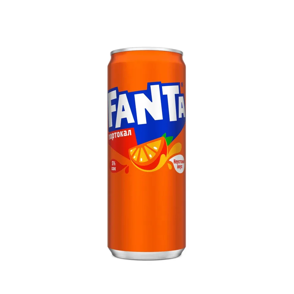 Fanta Băutură răcoritoare, portocale, 330 ml, doză