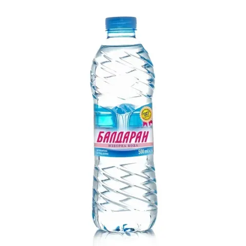 Baldaran Apă de izvor, 500 ml, sticlă de plastic