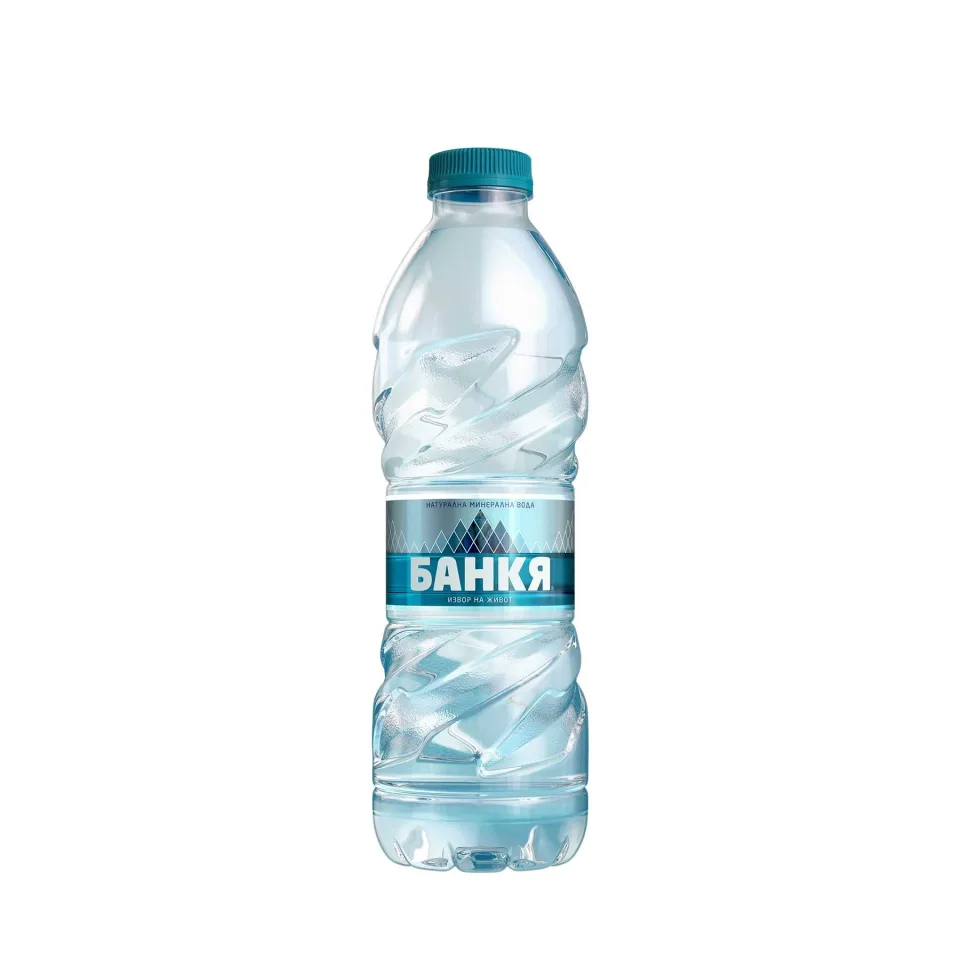Apă minerală Bankya, 500 ml, sticlă din plastic