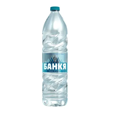 Apă minerală Bankya, 1.5 L, sticlă plastic