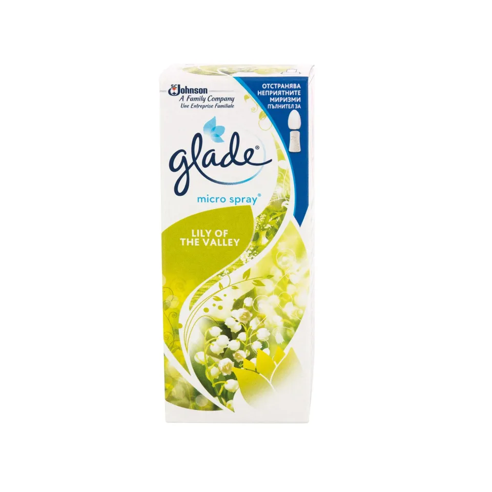 Rezervă pentru odorizant de aer Glade microspray, lăcrămioară, 10 ml