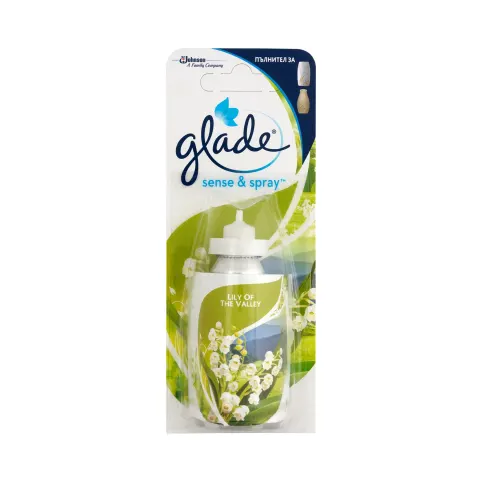 Rezervă pentru odorizant de aer Glade Sense & Spray, lăcrămioară, 18 ml
