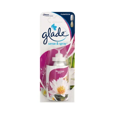 Rezervă pentru aromaterapie Glade Sense & Spray, relaxant zen, 18 ml