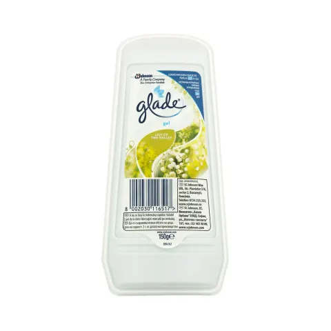 Odorizant de aer Glade, gel, lăcrămioară, 150 g