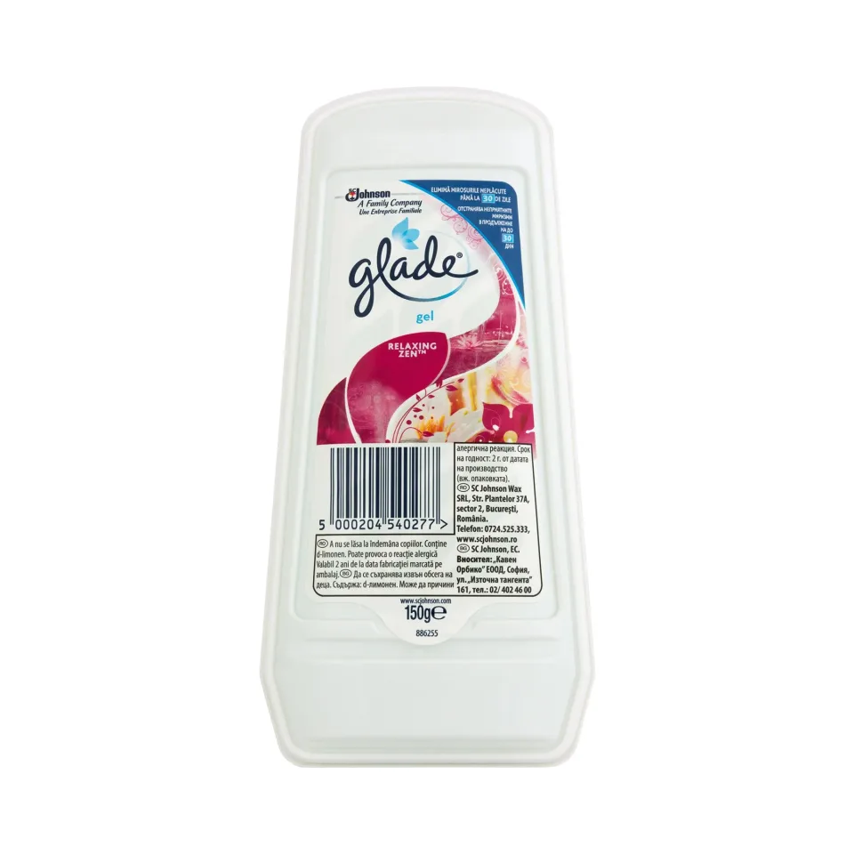 Odorizant Glade, gel, zen relaxant, 150 g