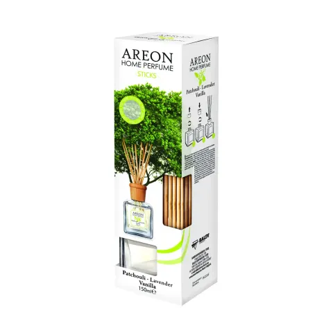 Odorizant Areon Home Perfume, bețișoare, vanilie, 150 ml