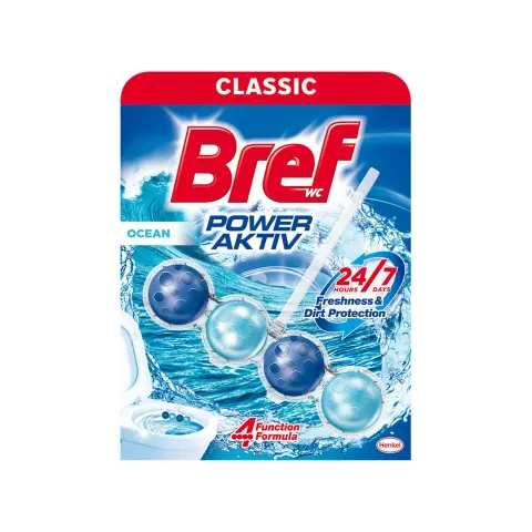 Odorizant pentru toaletă Bref Power Aktiv, ocean, 50 g