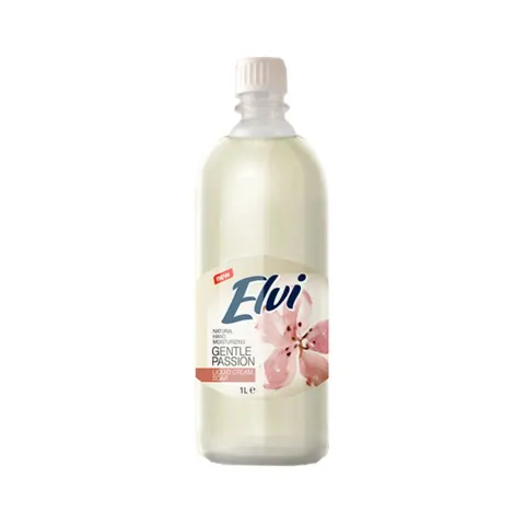 Săpun lichid Elvi, gentle passion, 1 L, alb