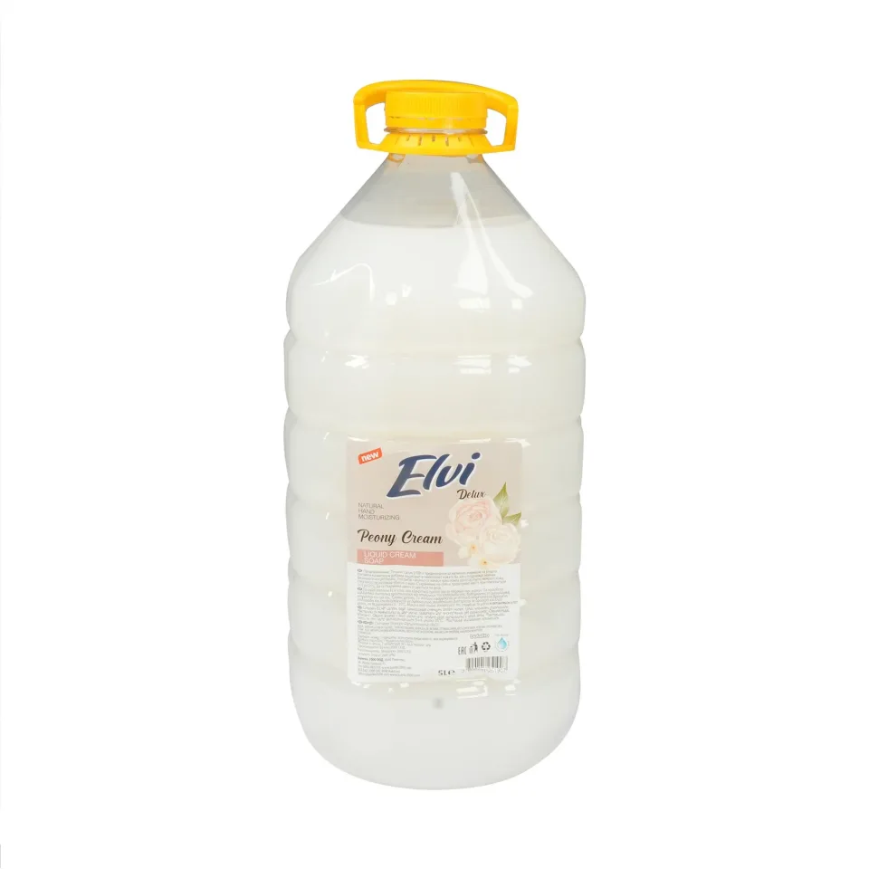 Săpun lichid Elvi, gentle passion, 5 L, alb