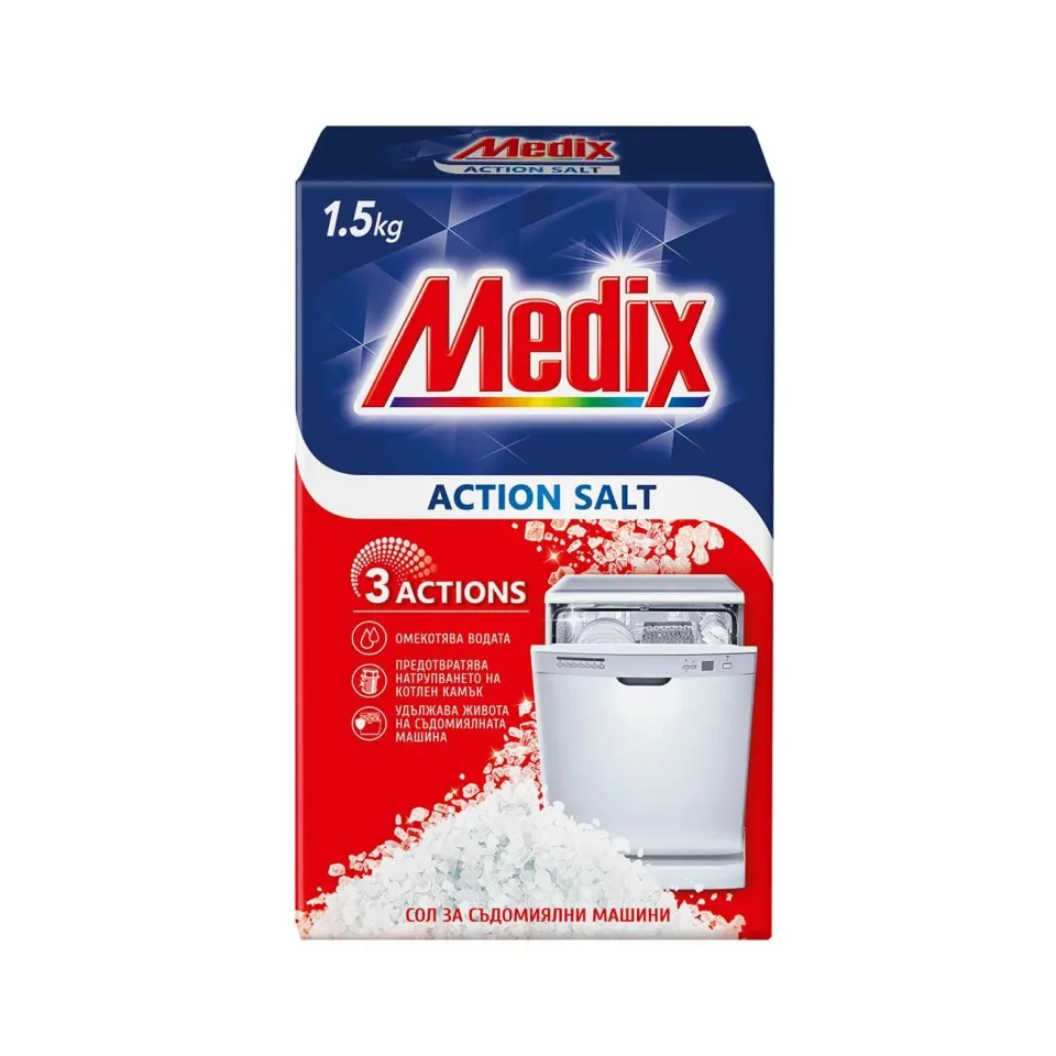Sare pentru mașina de spălat vase Medix, 1.5 kg