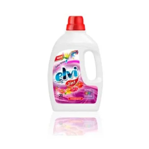 Detergent de rufe Elvi, lichid, pentru țesături colorate, 1.5 l