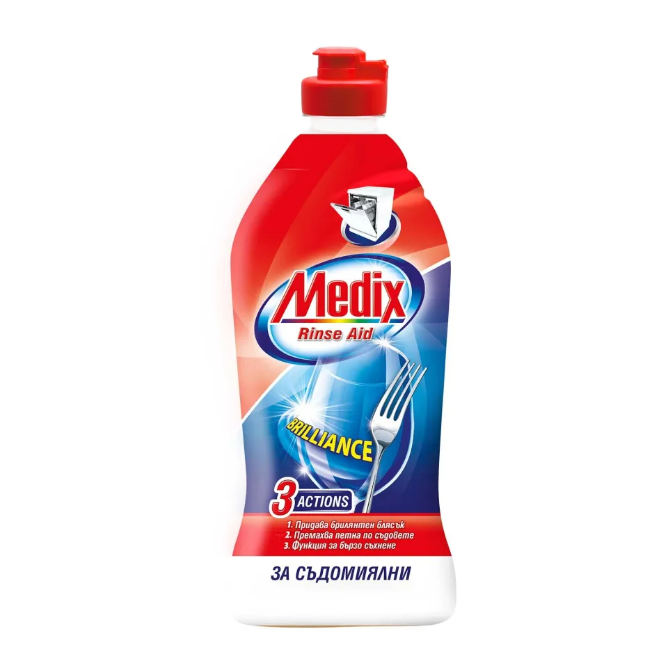 Agent de strălucire pentru mașina de spălat vase Medix Rinse Aid, 450 ml, 0.5 l