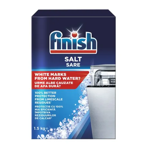 Sare pentru mașina de spălat vase Finish, 1.5 kg