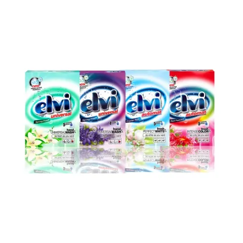 Praf pentru rufe colorate Elvi, 400 g