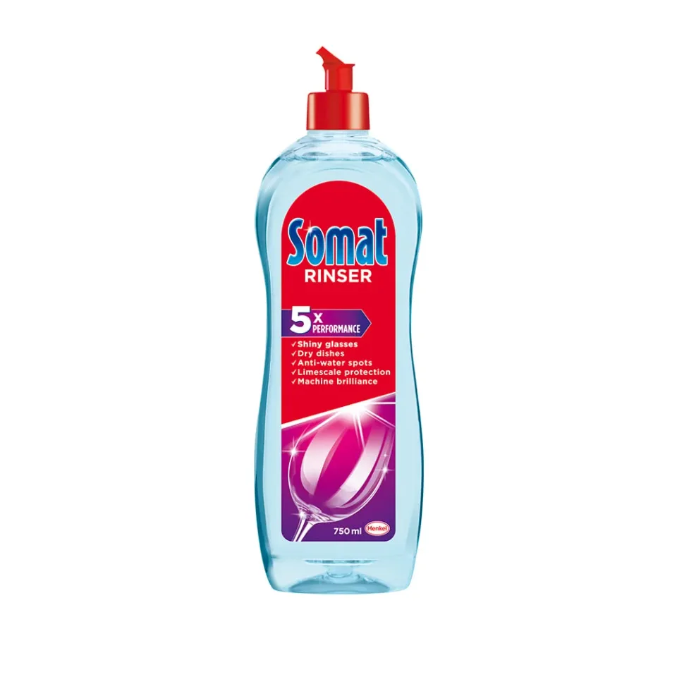 Agent de clătire pentru mașina de spălat vase Somat, 750 ml