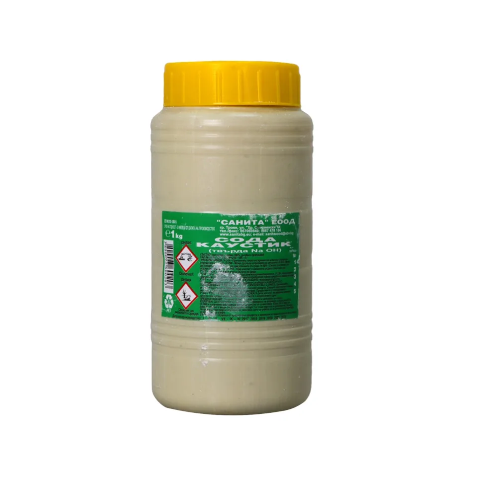 Sodă caustică, 1 kg, fulgi