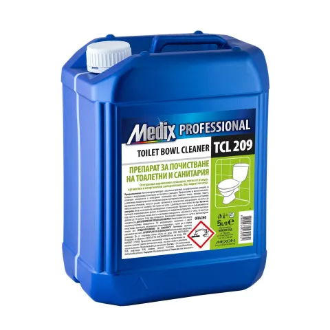 Agent de curățare pentru WC și sanitar Medix Professional, TCL 209, 5 L