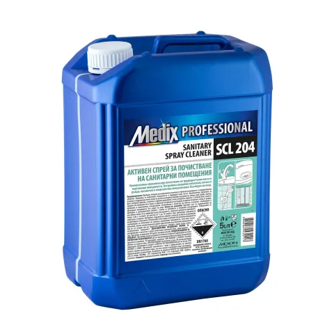 Spray activ pentru curățarea spațiilor sanitare Medix Professional, SCL 204, 5 l