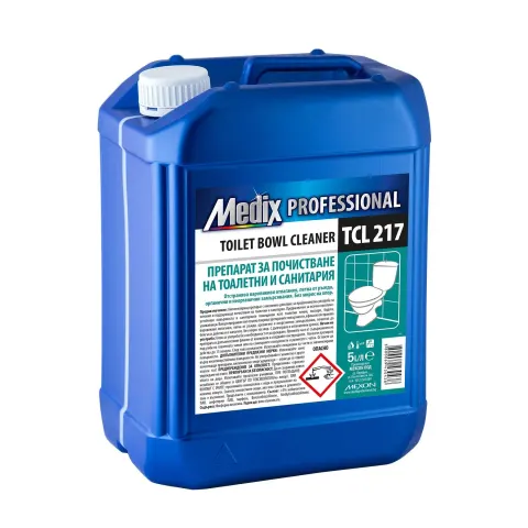 Detergent pentru curățarea toaletei și a obiectelor sanitare Medix Professional, TCL 217, 5 L