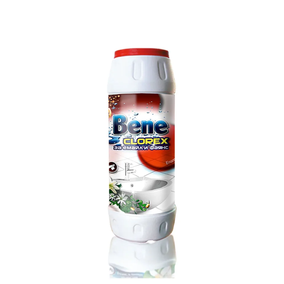 Detergent pentru curățarea faianței Bene, abraziv, chlorex, 500 g