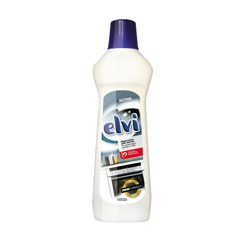 Detergent pentru curățarea cuptoarelor și grătarelor Elvi, 500 ml