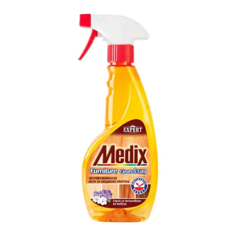 Agent de curățare pentru mobilier și lemn Medix Expert Furniture Clean & Easy, spray, 350 ml