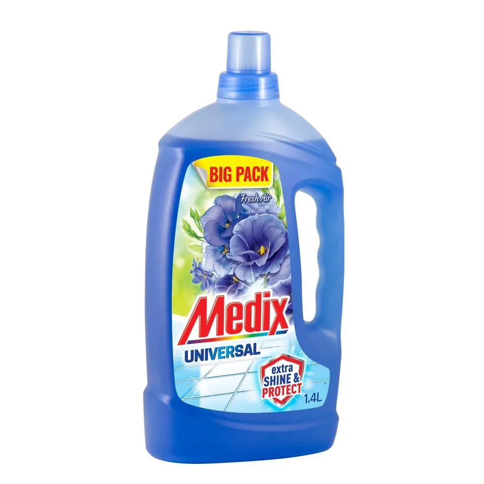 Agent de curățare Medix Express & Shine, universal, aer proaspăt, 1.4 L, albastru