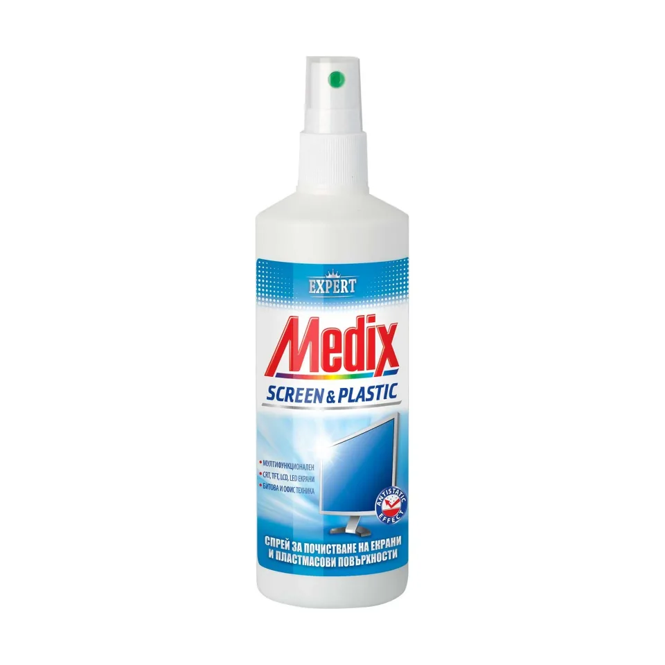 Spray pentru curățare Medix Expert Screen & Plastic, universal, 200 ml