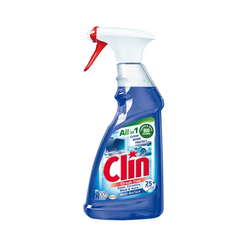 Agent de curățare pentru geamuri Clin Universal, cu pompă, 500 ml