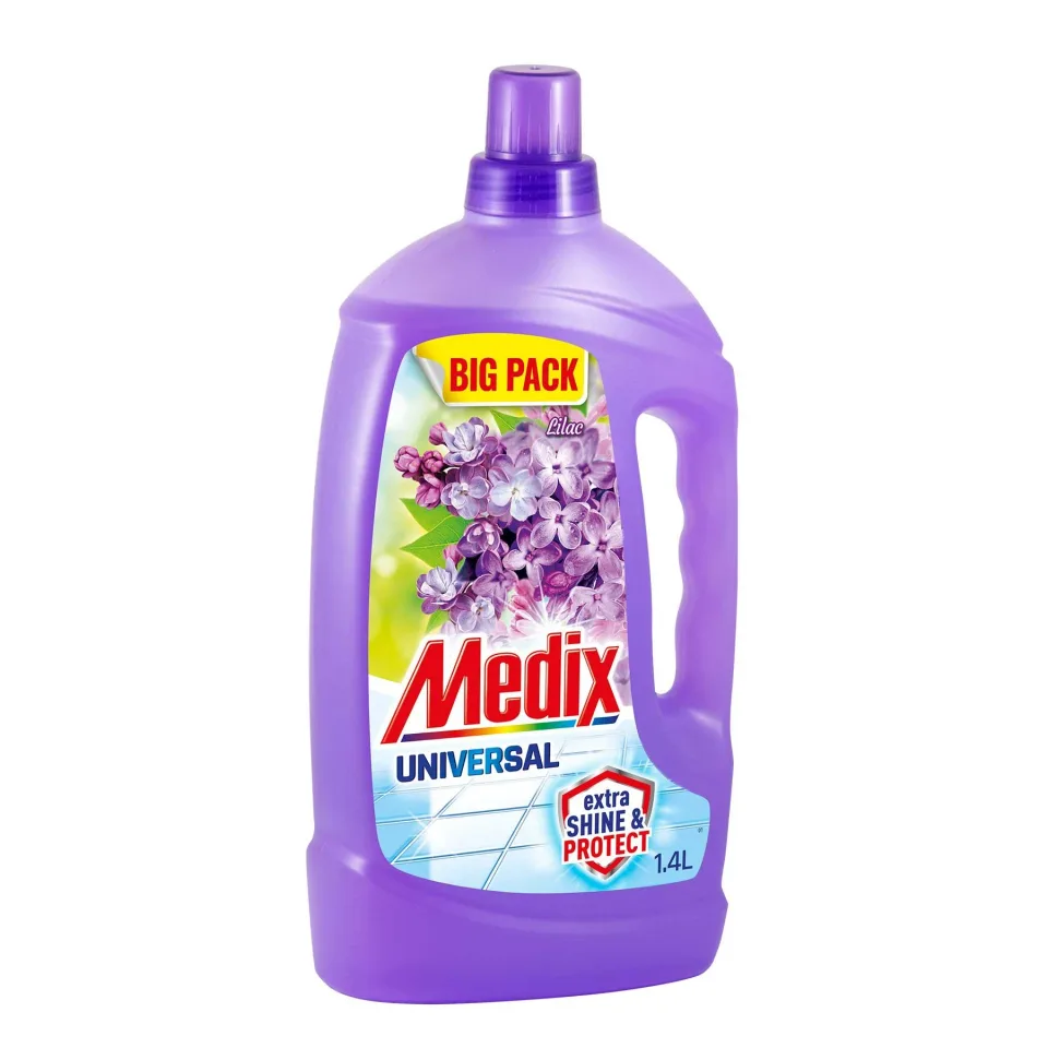 Agent de curățare Medix Express & Shine, universal, liliac, 1.4 L, violet