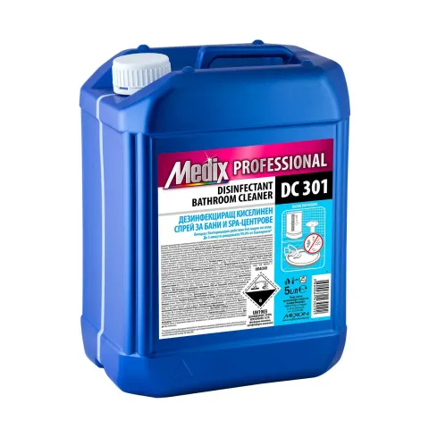 Spray dezinfectant acid pentru băi și centre spa Medix Professional, lichid, DC 301, 5 L