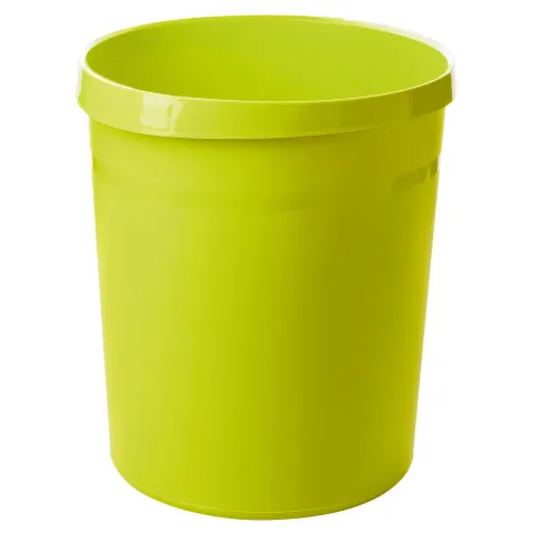Coș de gunoi HAN Grip Trend, plastic, 18 L, verde deschis, 31.2 x 23.7 x 35 cm