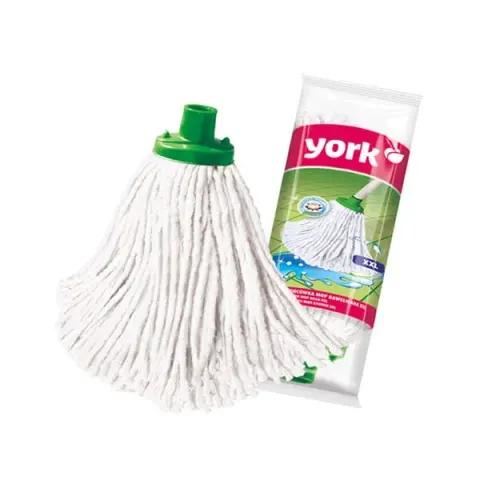 Lavetă pentru mop York, bumbac, cu șnur, 280 g, fără mâner, cu fir conic