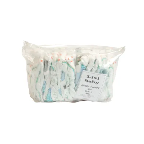 Scutece pentru copii Nr.6 Livi Baby, 16-30 kg, 10 bucăți