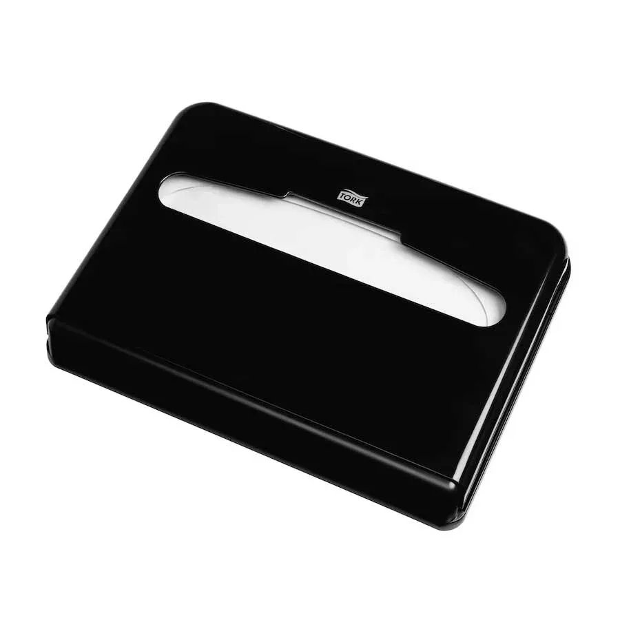 Dispenser pentru capace de toaletă Tork V1, negru, 42.3 x 5.8 x 31.5 cm