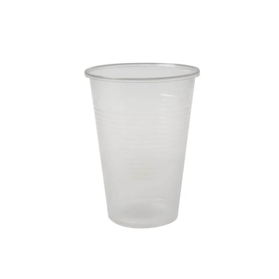 Pahare din plastic, 200 ml, 100 bucăți