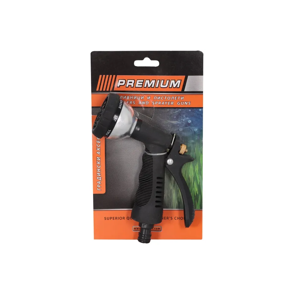 Pistol pentru furtun, metalic, cu 7 funcții