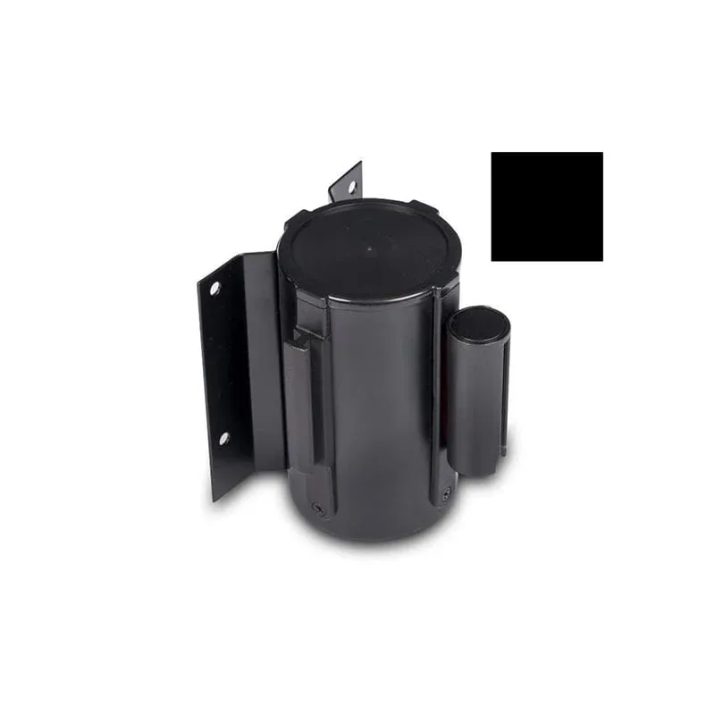 Bandă pentru limitator de piroane, pentru montare pe perete, 200 cm, negru, lățime 45 mm