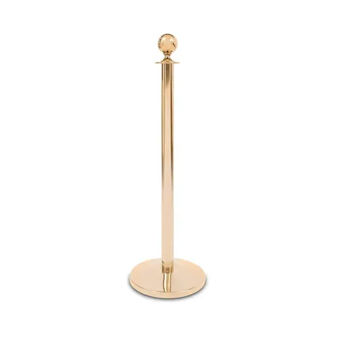 Stâlp delimitator Royal, auriu, lățime 320 mm, înălțime 970 mm