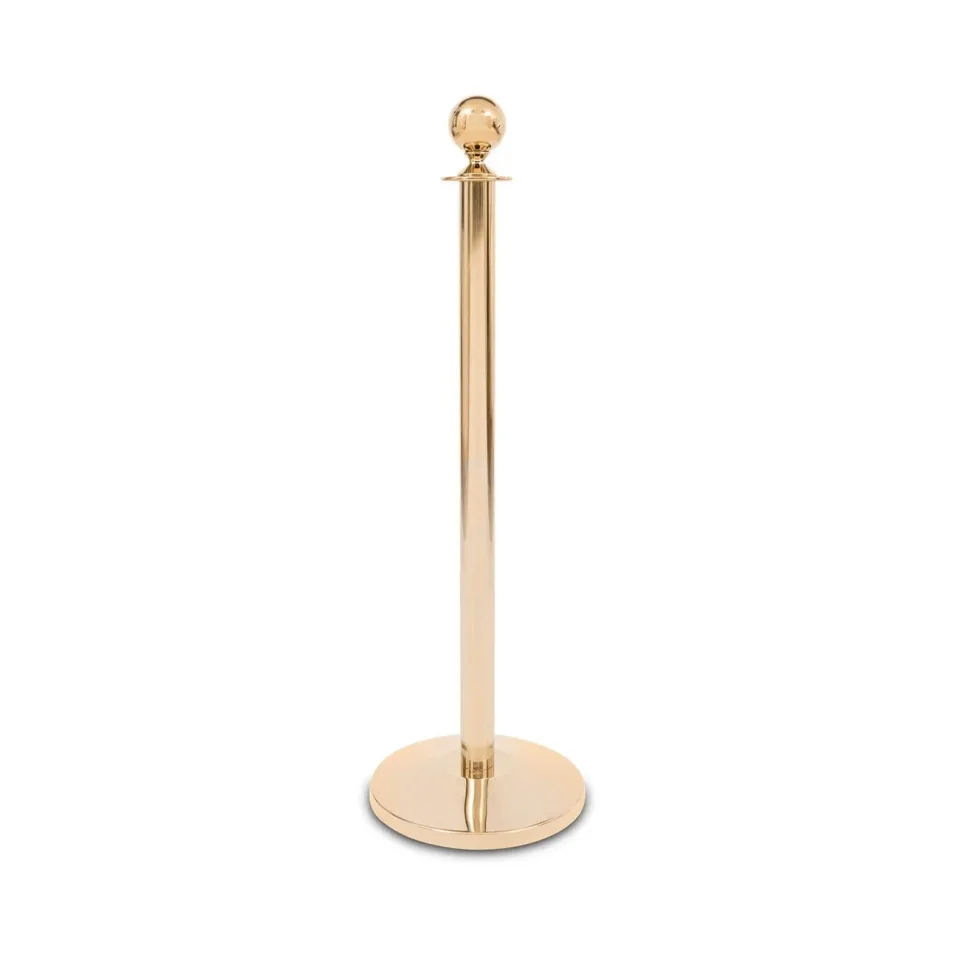 Stâlp delimitator Royal, auriu, lățime 320 mm, înălțime 970 mm