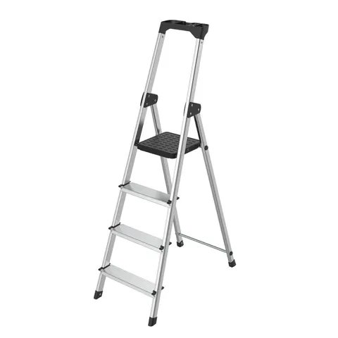 Scară Twin, aluminiu, 3+1 trepte