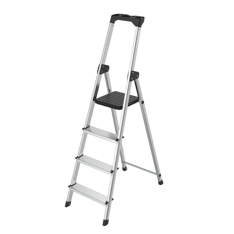 Scară Twin, aluminiu, 3+1 trepte