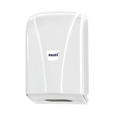 Dispenser pentru hârtie igienică Palex, la pachet, alb, 200 pachete, 13.3 x 11 x 22.5 cm