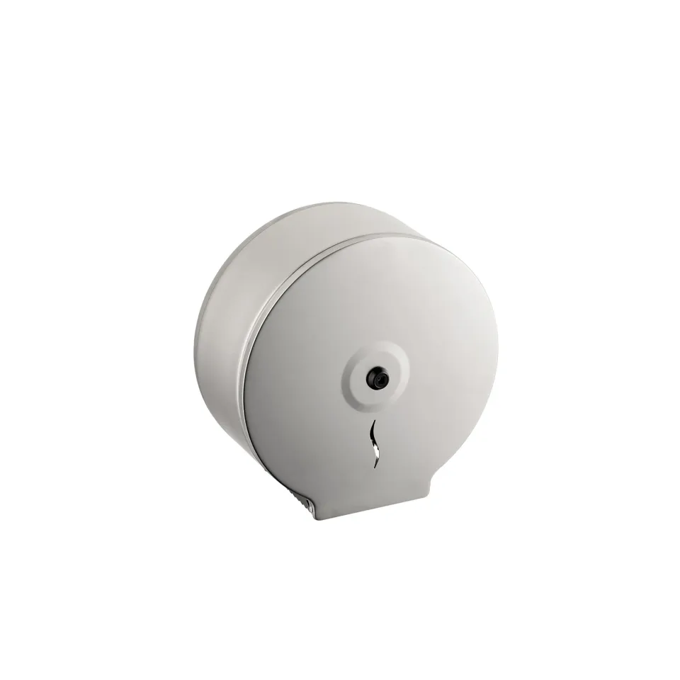 Dispenser pentru hârtie igienică Dayco Jumbo, o26 x 10 x 24 cm, oțel inoxidabil
