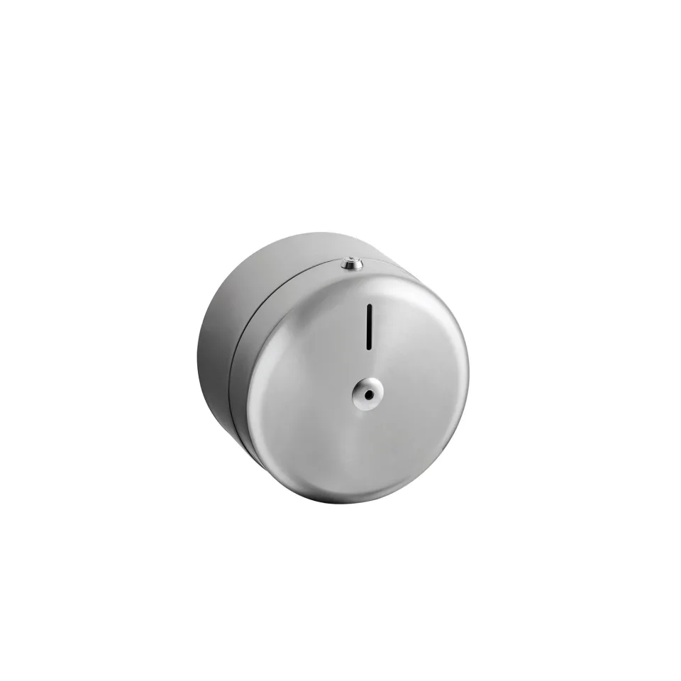 Dispenser pentru hârtie igienică Dayco Interpull, 20 x 20 x 13 cm, oțel inoxidabil