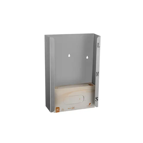 Dispenser pentru mănuși Dayco, 26.5 x 10 x 39 cm, oțel inoxidabil