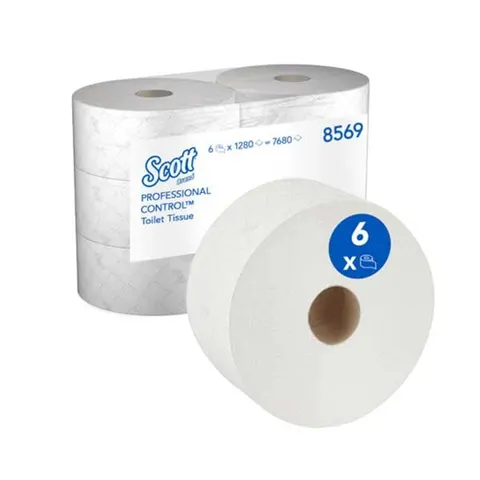 Hârtie igienică Kimberly-Clark Scott Control 8569 Centrefeed, 1280 foi, 6 bucăți