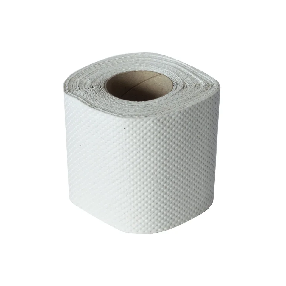 Hârtie igienică reciclată, albă, trei straturi, 48 bucăți