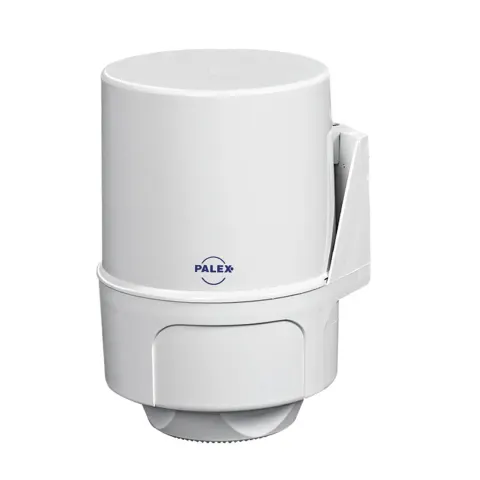 Dispenser pentru rola de bucătărie Palex, alb, ABS, 250 metri, 18.5 x 11 x 30.5 cm